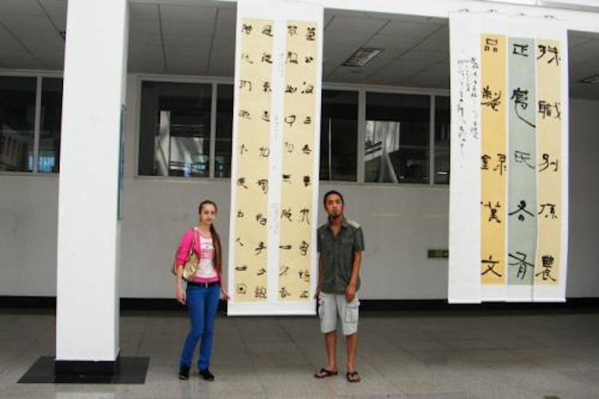 荣宝斋@师从张旭光,书法师法于唐代张旭草书,现为荣宝斋艺术家