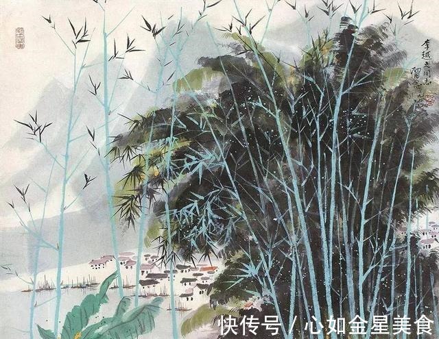 绘画|吴冠中我未能把握住竹的新貌,只好望竹兴叹!