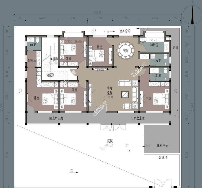 衣帽间|农村盖房高度不能超10米,这样建邻居都点赞,第6套只需20万