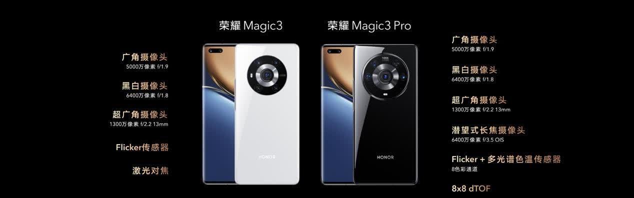 微距镜头|荣耀冲击高端市场：Magic3系列手机发布，售价4599元起