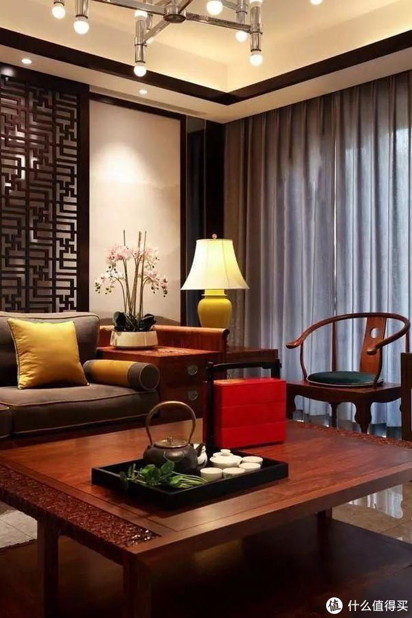 禅意|河南中年夫妻的养老大宅，219㎡中式别墅，入户后，处处诗情画意