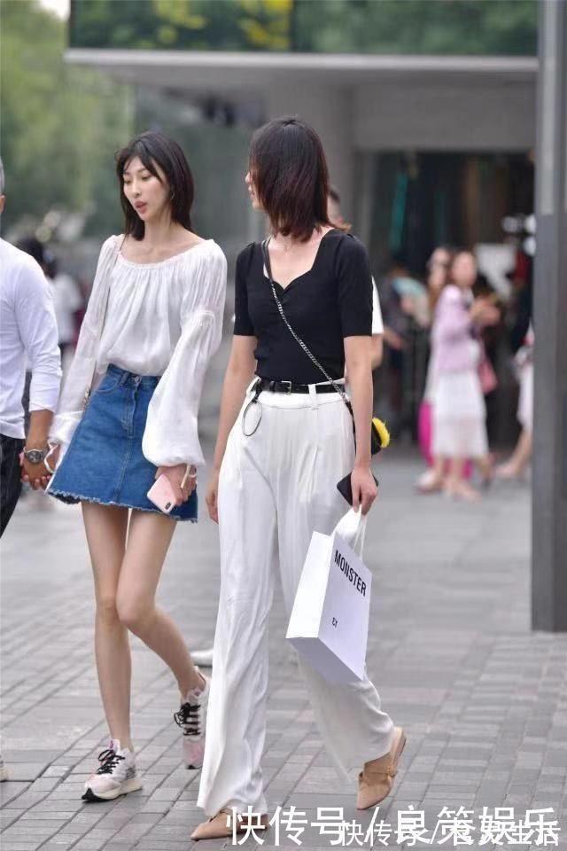 休闲裤|简约的装扮又不失时尚的气质,看起来青春靓丽时尚大气