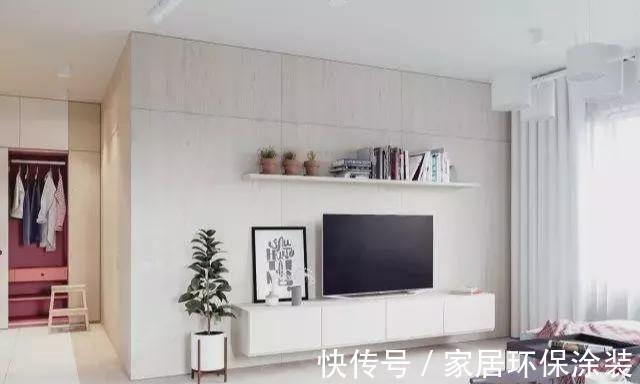 客厅|62平小户型装修，色彩搭配的超美，一眼就爱上