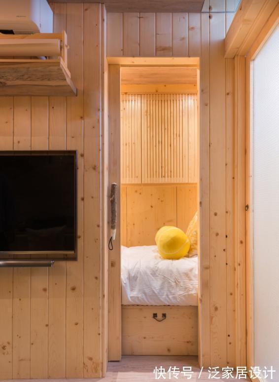 香港|香港45㎡豪宅，客厅“一室三用”，女儿房仅3㎡，这设计太实用了