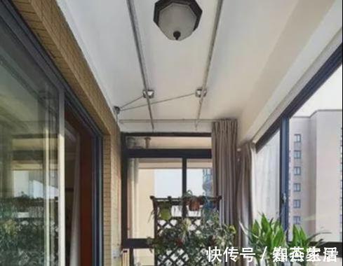 阳台|阳台太小晾不了衣服?聪明人都用这招解决,实用又省地方