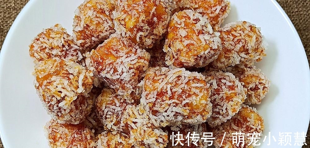 小猫|教你做逢年过节压桌甜点“雪花山药”脆酥香甜,孩子和老婆爱吃