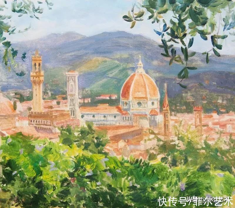 victori俄罗斯女画家维多利亚·哈尔琴科风景油画作品欣赏