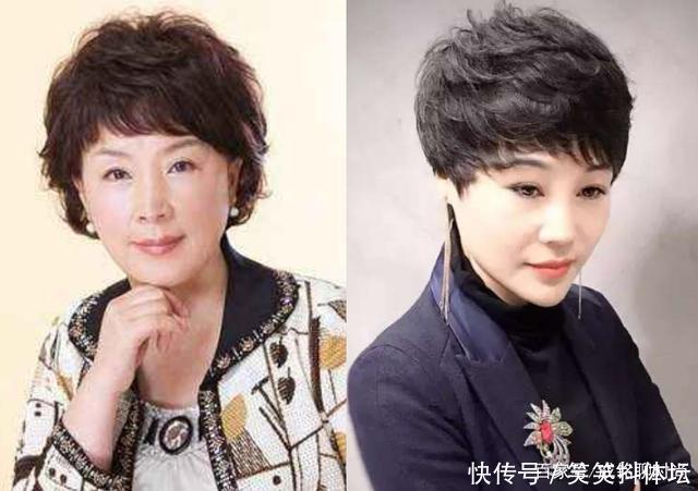 中老年人|五六十岁的女人,别总烫盖半耳短发,试试露耳小爆卷,减龄又洋气