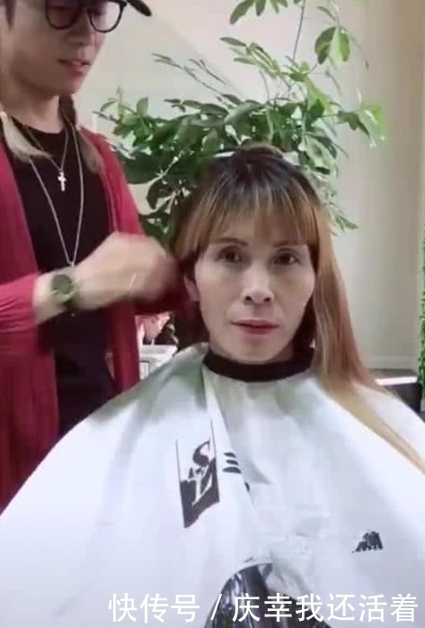 发型师|大妈被嘲笑像男人,去理发店做头发,做完时,网友:没毛病