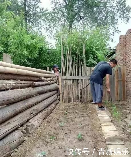 桃花源|20多岁的年龄差距,却把一个破烂的农家小院变成了“桃花源”