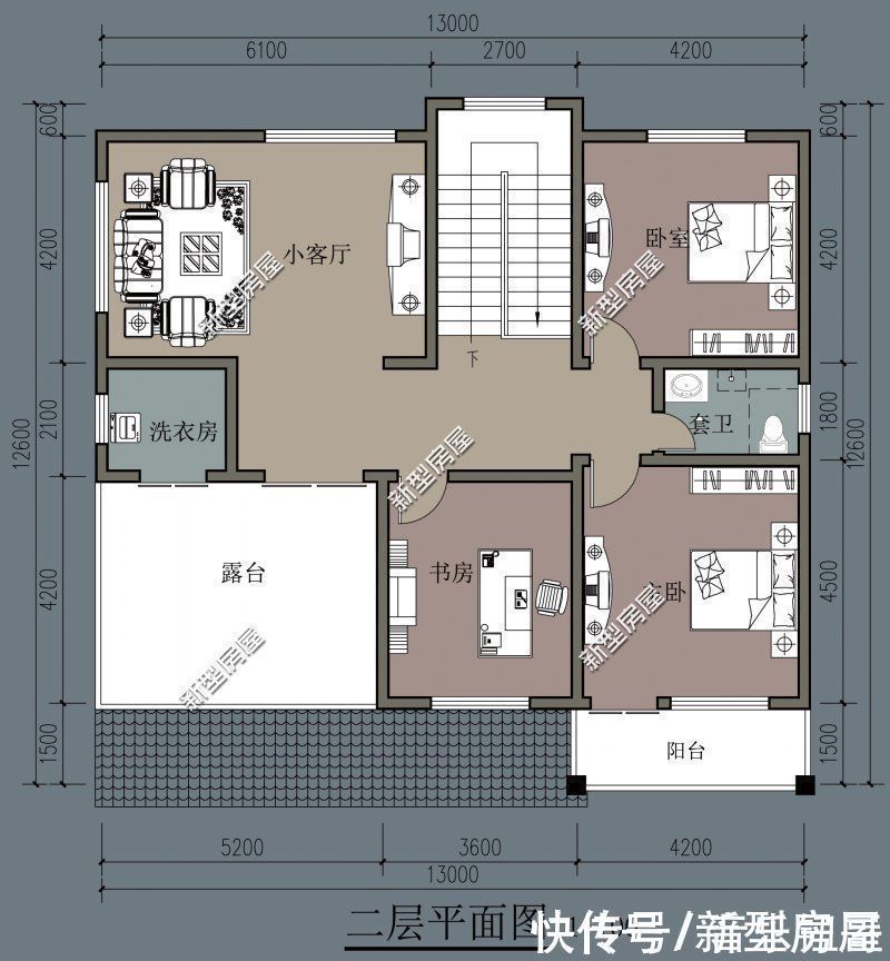露台|30万的存款,能在农村建什么样的房子?这8套图纸看看你喜欢哪套