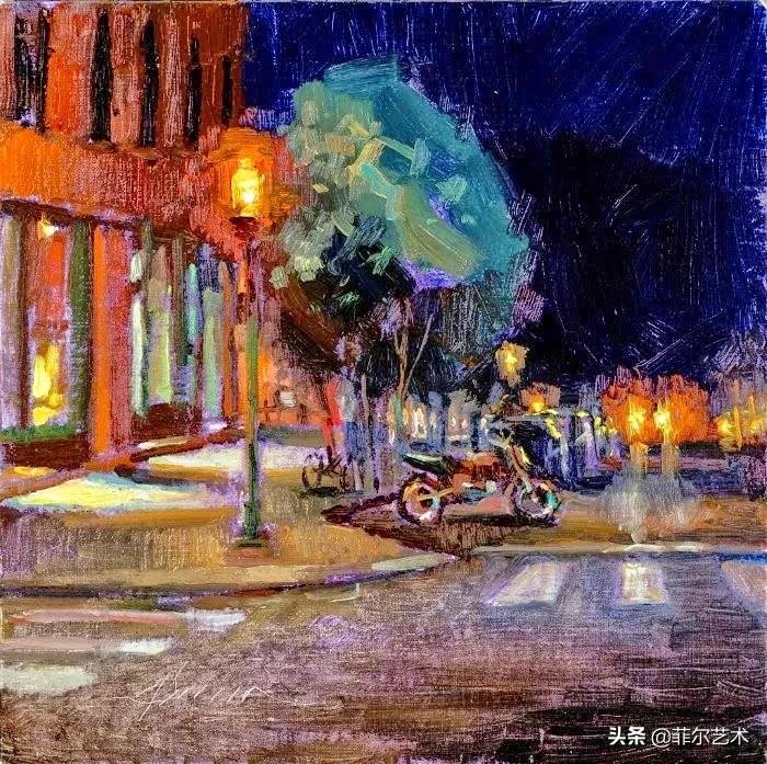 真实性|美国画家杰森·萨克兰色彩优美的外光派风景油画作品欣赏