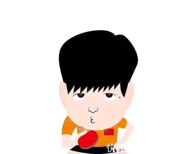 漫画|日本画师为国乒运动员画漫画,马龙霸气,张继科脸型“神还原”