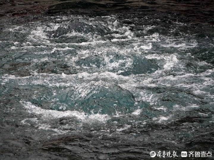 水势|早春济南趵突泉实拍，水位五天下降了10厘米！但整体水势良好