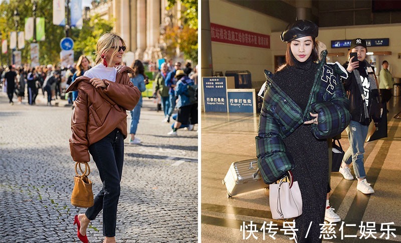 羽绒服 短款羽绒服这样穿搭,时髦显高不臃肿,还特别适合小个子女生