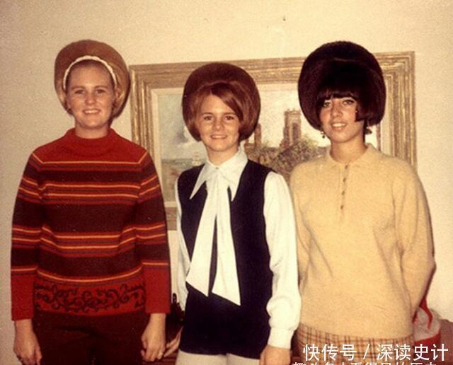 发型|一头秀发弄成这个了样子60年代国外的流行发型