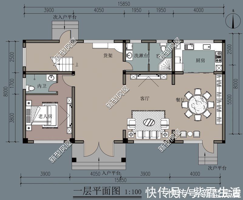 农村|农村盖房高度不能超10米，这样建邻居都点赞，第6套只需20万