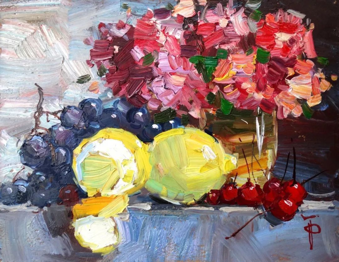 露台&不起眼的房子、简单的露台、普通的小路 他都画得如此出彩!