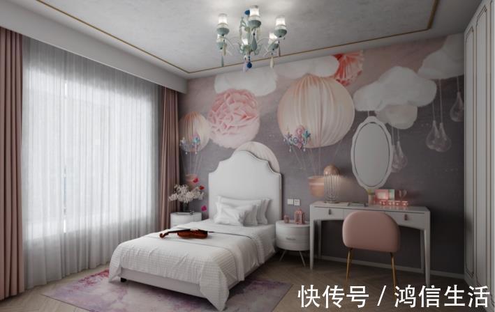 背景墙|秋风清,秋月白,传统和现代元素的完美碰撞,打造舒适的四居室