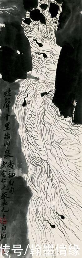 艺术&齐白石91岁画6只蝌蚪,价值破亿!专家:放大10倍,发现艺术秘密