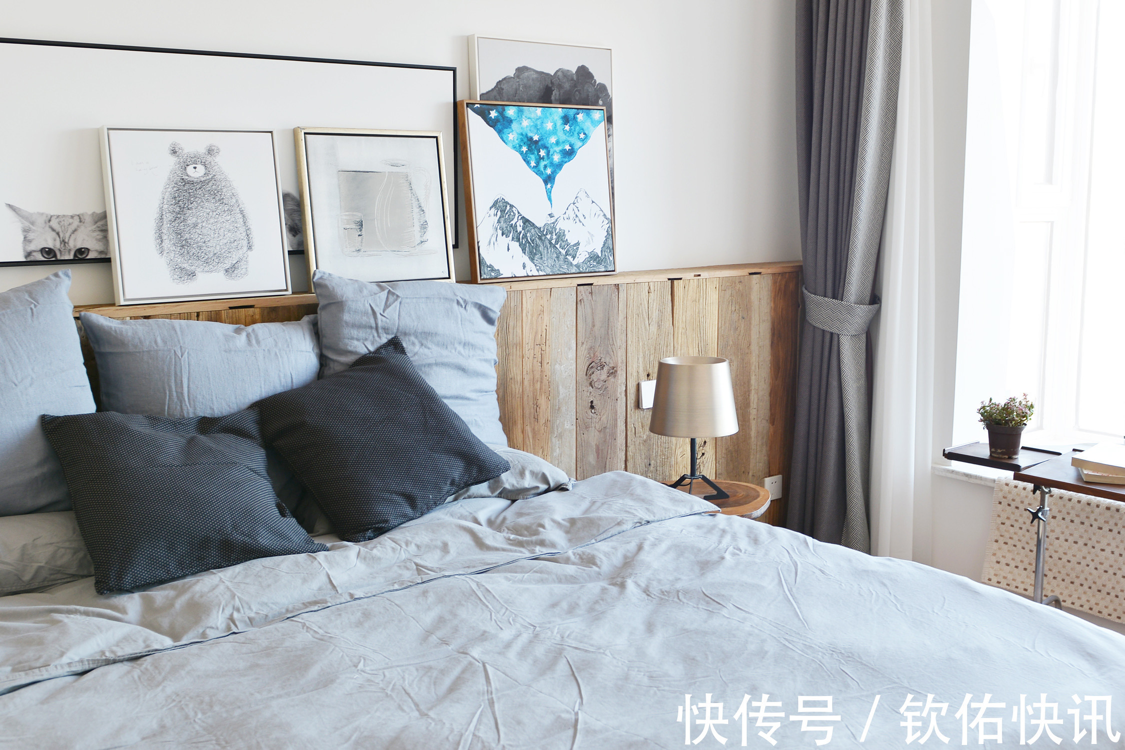 家具|120平北欧风,简约布艺,木质为主的家具,仓古门的个性,自然美