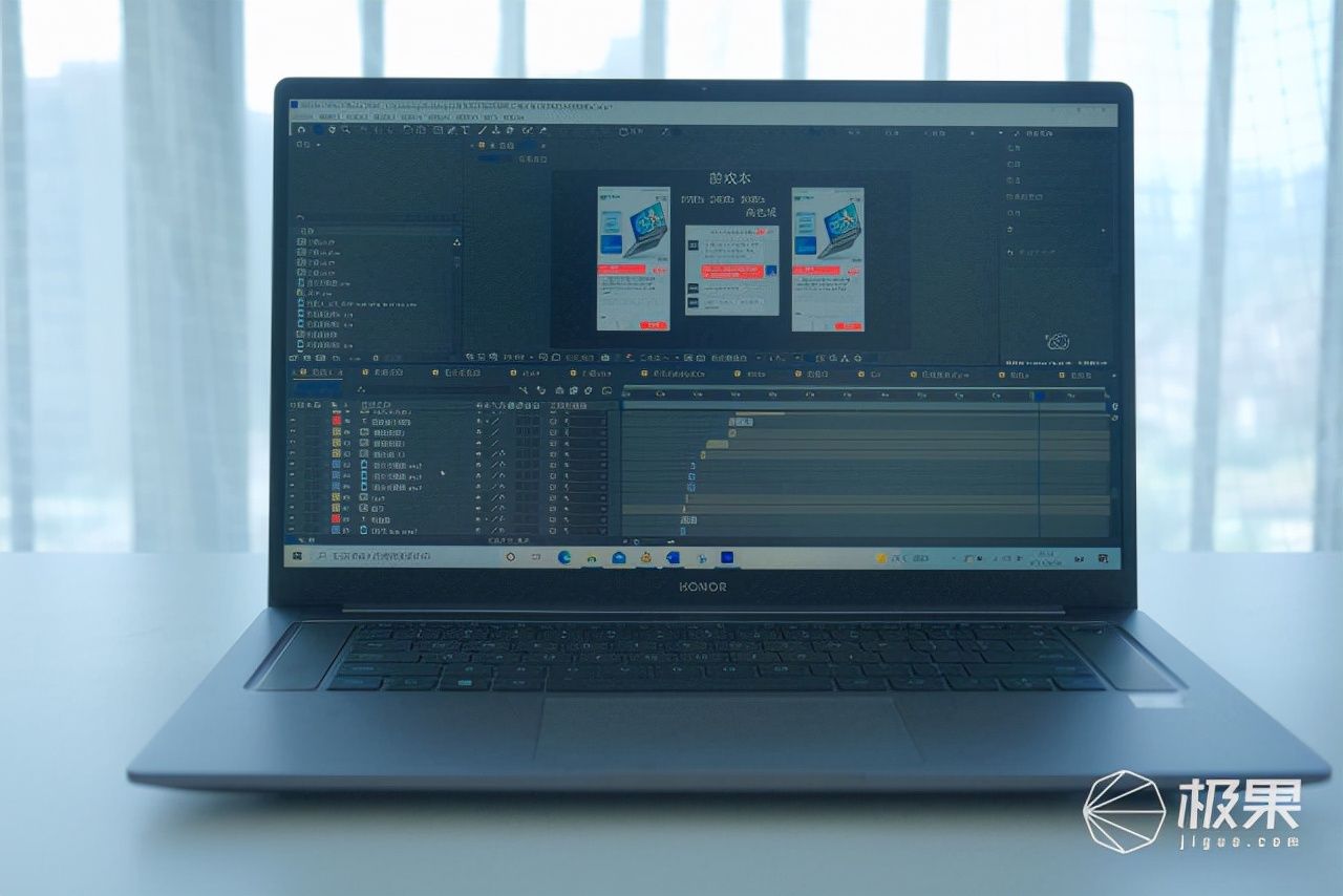 荣耀m治愈设计师的超A笔记本：加速渲染导出，外观与性能都是硬朗派