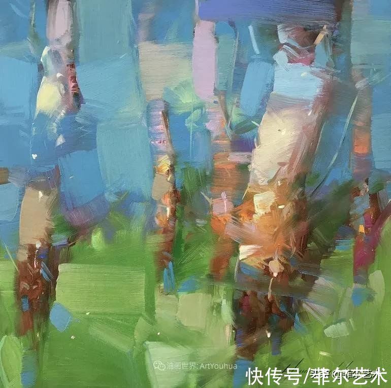 旅美|简单又清新，漂亮笔触~旅美亚美尼亚画家瓦赫·耶雷米扬油画欣赏