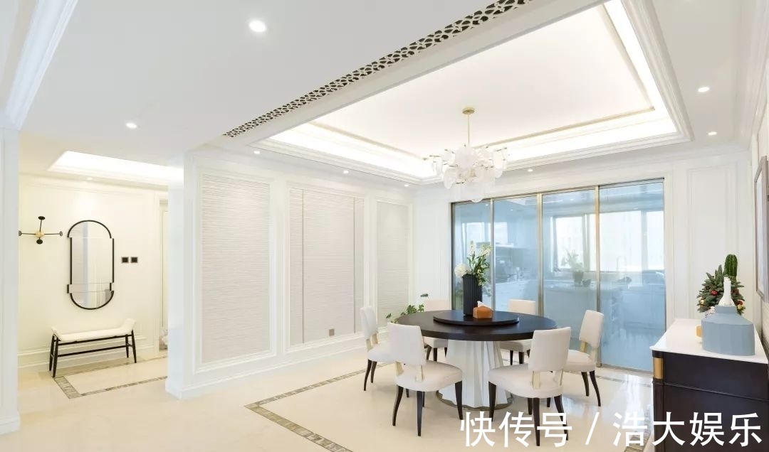 软装|270㎡精装房软装设计,简洁、纯美的温馨轻法式风