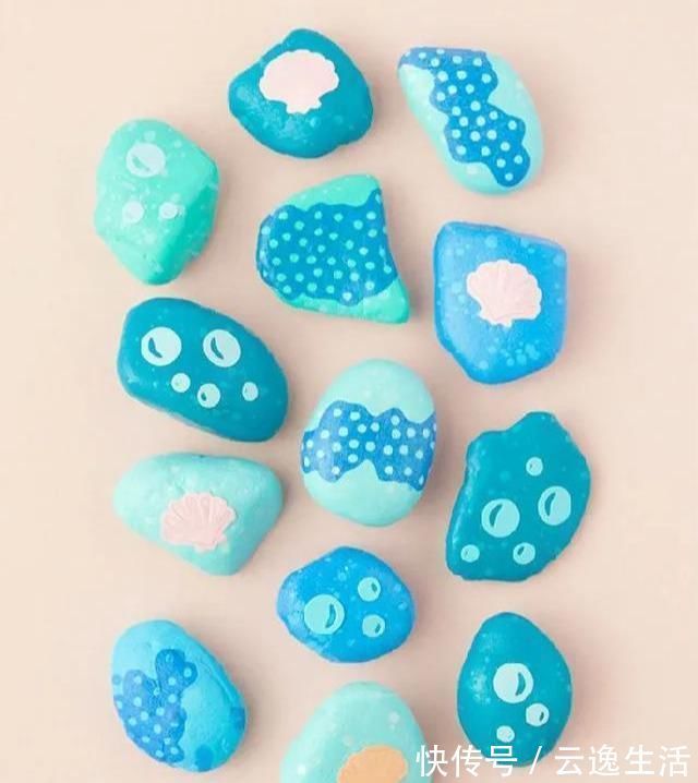 彩纸!捡些石头回家,再也不为手工课作业愁附5个DIY石头彩绘教程