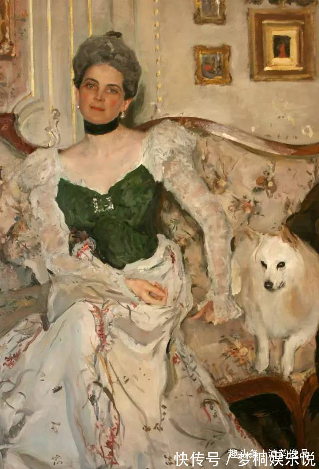 肖像画家!俄罗斯杰出的肖像画家,列宾的学生谢洛夫,油画作品欣赏