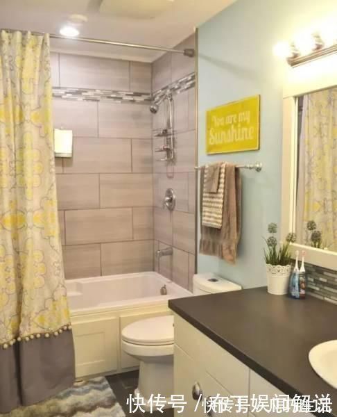 浴帘|越来越多人卫生间不做淋浴房，现在流行这样做这种设计不占空间