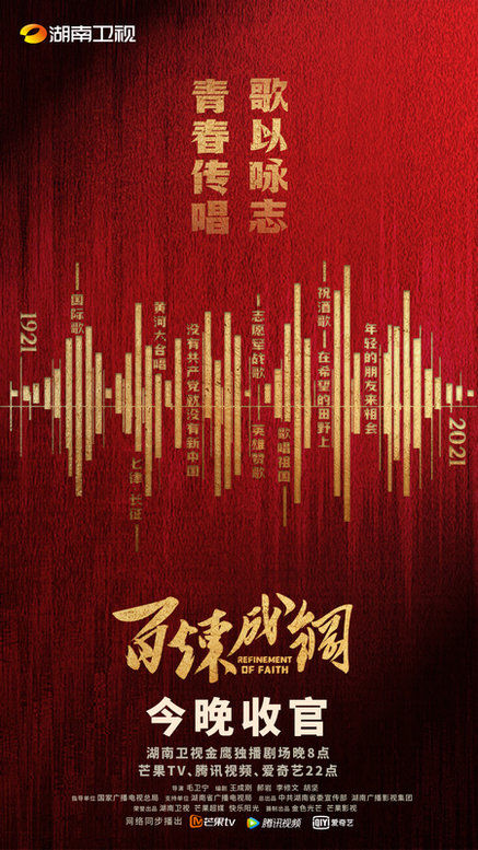 金鷹獨播劇場|湖南衛視《百煉成鋼》今晚大結局 “百年交響”高燃落幕