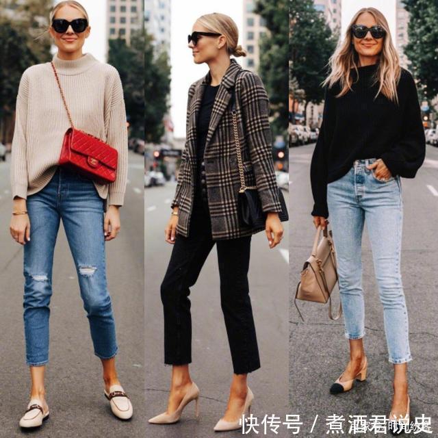 做一个行走的衣架,精致干练的欧美风通勤穿搭,大爱这简约的风格