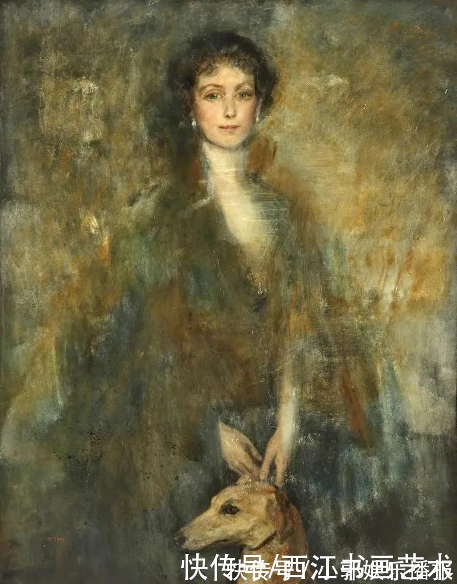 麦克沃伊&有质感的水彩肖像:英国画家亚瑟.麦克沃伊作品选