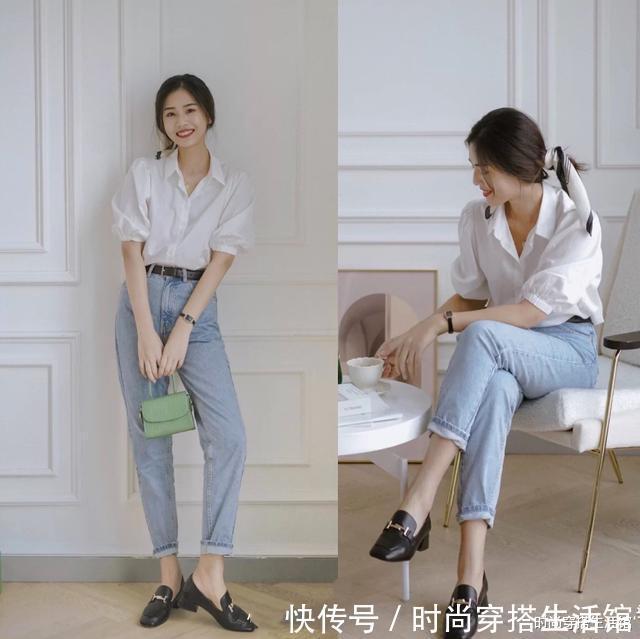 博主|夏季穿白衬衫过时了?看看这位博主穿搭示范,美出新高度