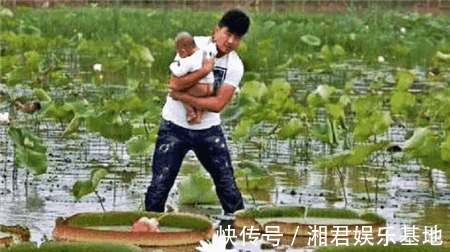 宝宝|男子将宝宝放在荷叶上,随后发生的事,让路人难以接受