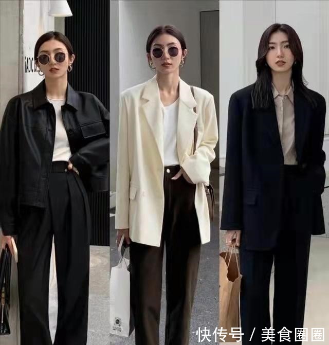 搭配 秋天的西装这样穿，可正式可休闲，职场穿搭不仅有气场还时尚好看！