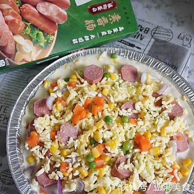 香肠杂蔬咸派，营养健康早午餐，半小时上桌