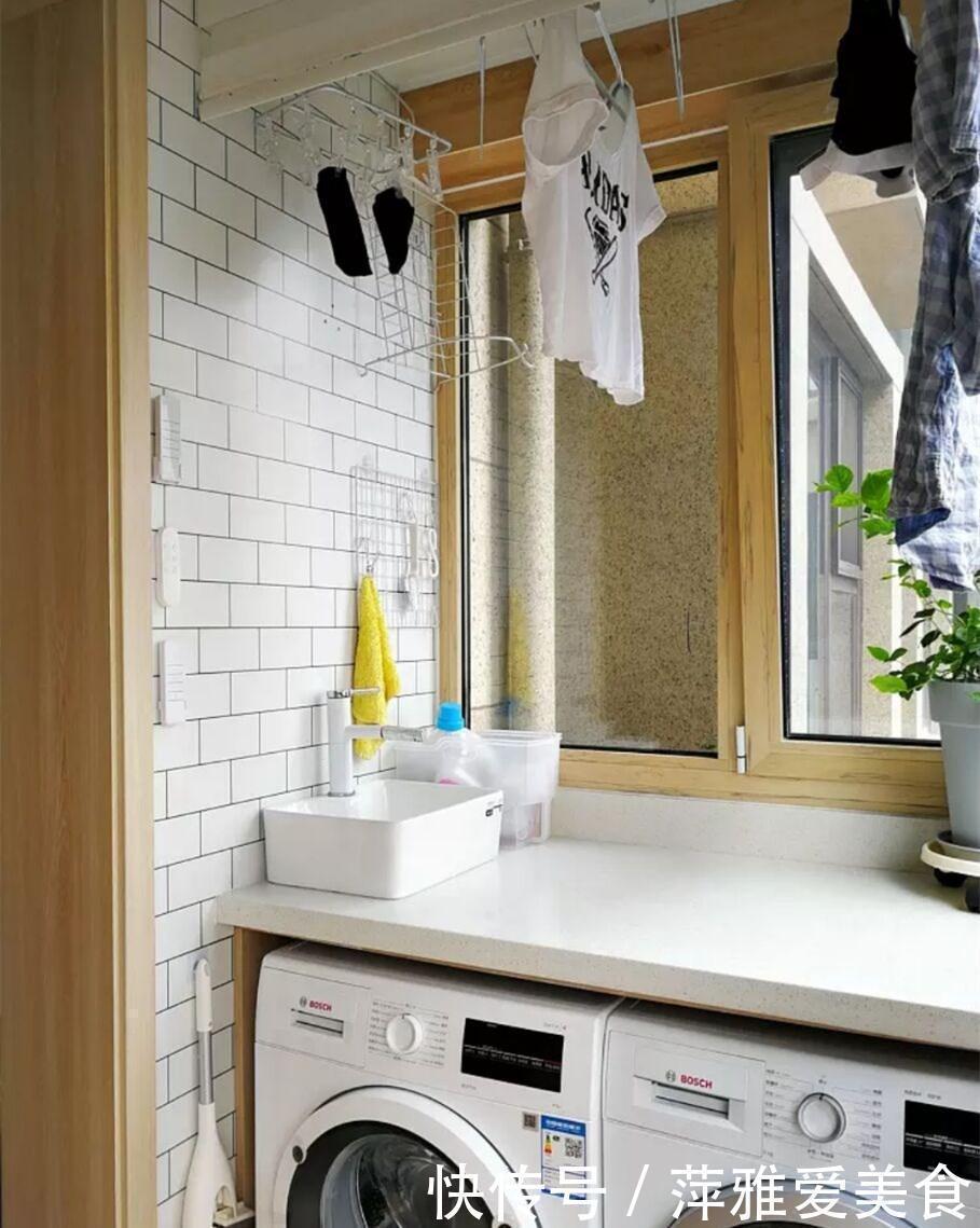 邻居家|去邻居家串门，一眼就相中她家阳台洗衣区了，太妙了我也要照着装