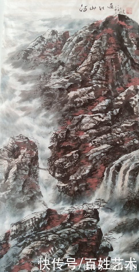 书画家@满山红遍——著名书画家谢长保作品欣赏