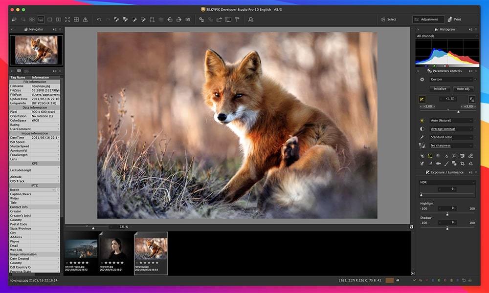 SILKYPIX Developer Studio Pro For mac v11.0.6.0编辑处理和转换各种格式照片