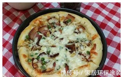 乡味披萨,咸香鲜甜,卖相一流味道足,比必胜客还好吃!