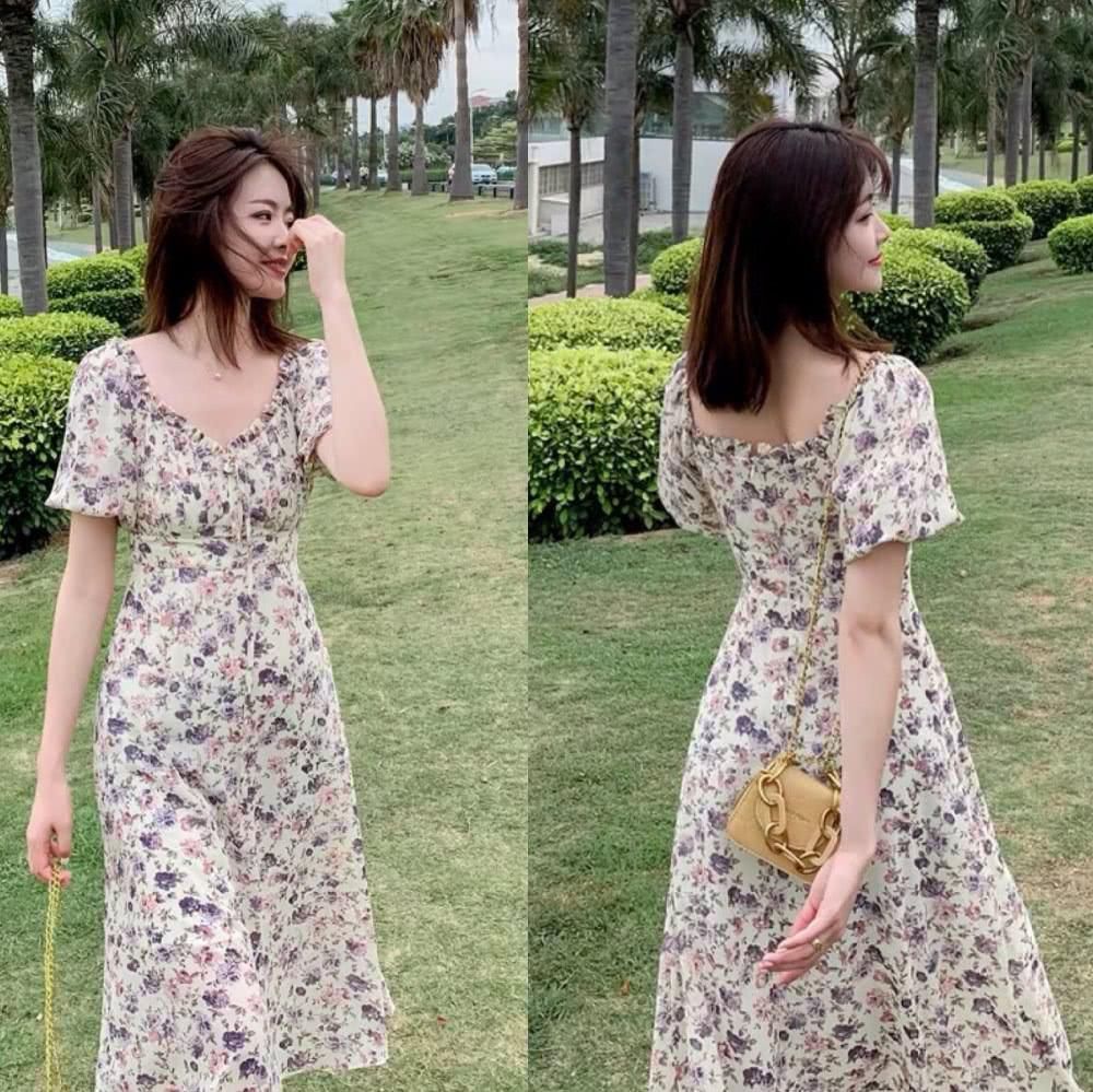 又美又欲的连衣裙，清新浪漫又性感雅致，静享美好幸福时光