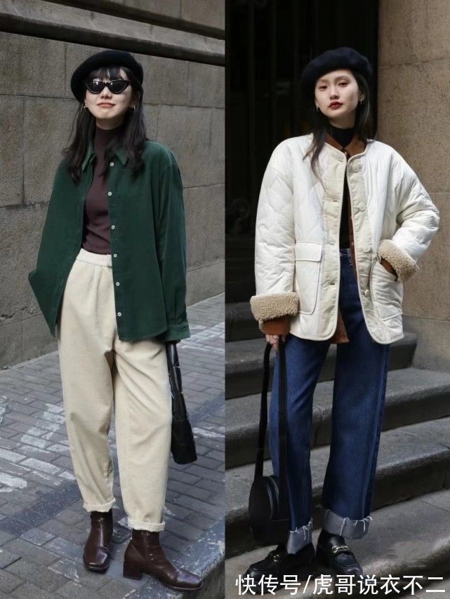 羽绒服 冬季外出这样穿,3个通用的搭配技巧,显高显瘦显腿长