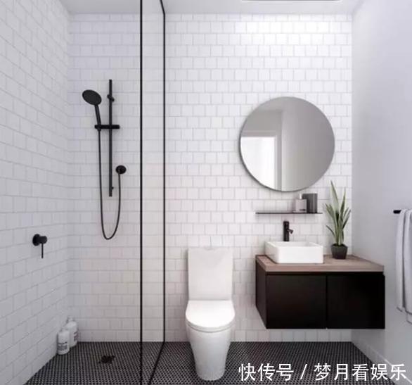 柱盆|小户型卫生间怎么设计学她家这么装修，起码能腾出5平方