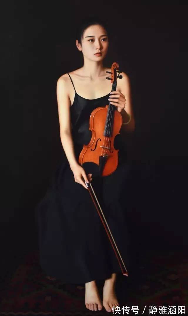 人体!油画协会主席杨飞云弟子岳小清人体油画中的青春期女孩