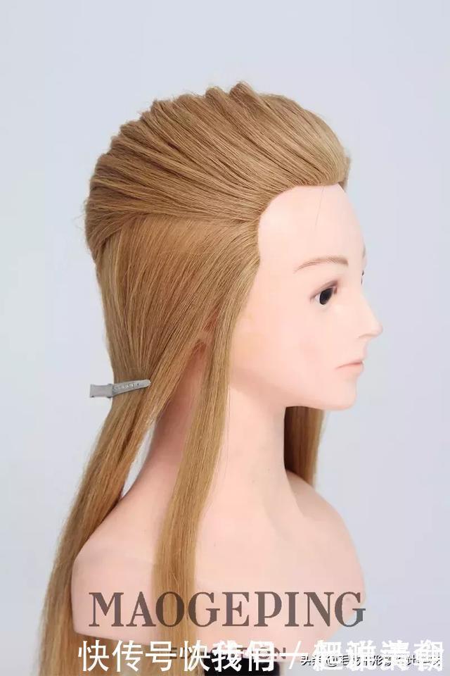 发夹|手把手教你唯美低发髻盘发，让头发如花朵般绽放！