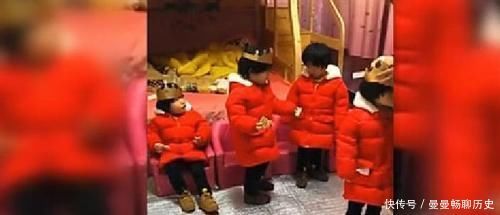 生日|自从有了四胞胎小棉袄，每次过生日爸爸都是一样的，瞧完不许乐