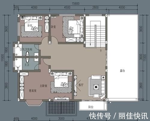 面宽|农村自建5室2厅二层别墅,大客厅,大露台,还有柴火房,住着真是爽