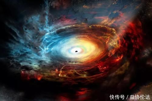 吞噬 距地球十亿光年外,科学家观测到了罕见的三个黑洞碰撞,十分壮观